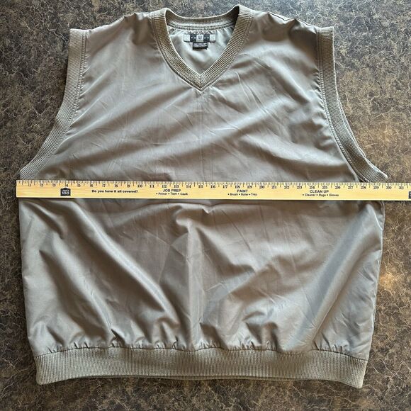 lot of 3 mens XXL Button Short sleeve Shirts & Nike Golf Pullover vest Roundtree - Picture 3 of 14